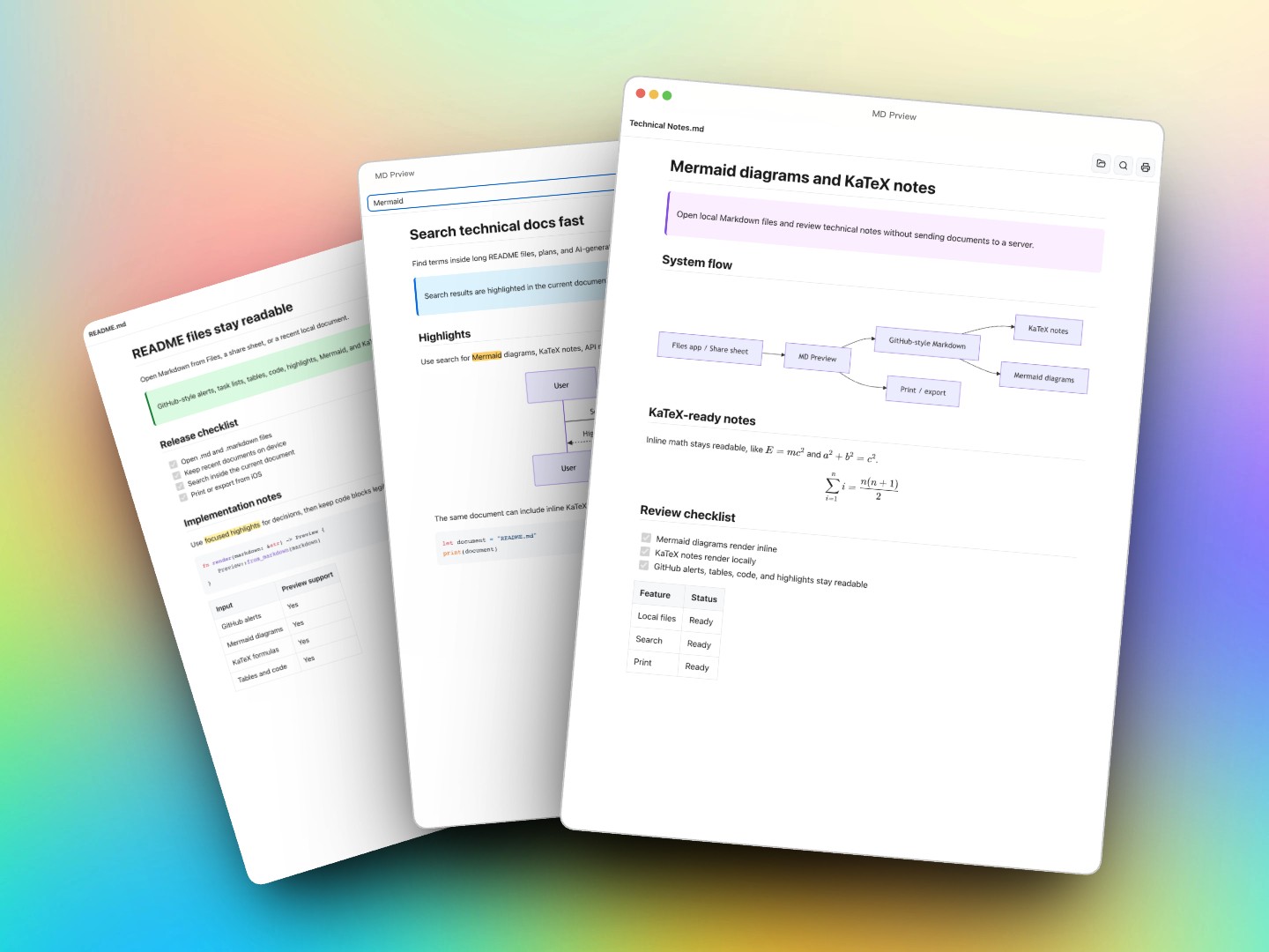 MD Preview app window